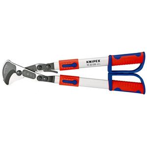 KNIPEX-Coupe-câbles 95 32 038 (action de cliquet) avec poignées télescopiques-EAN 4003773071556 CUTTING SNIPS - Product Image 1