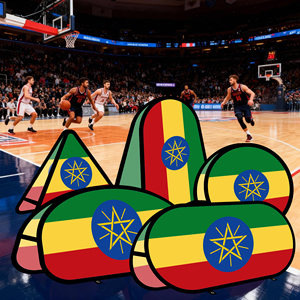 Ethiopia Oval Pop up <b>Banner</b> Warp-knitted Fabric for Outdoor Advertising Promotion Outdoor Tent - Product Image 5