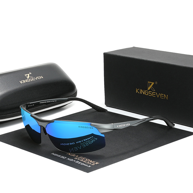KINGSEVEN 2024 Polarized Sunglasses Men Colorful