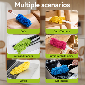 Plumes à poussière en microfibre portables et durables de qualité OEM pour le nettoyage, compatibles avec les recharges réutilisables de plumes à poussière en polaire <span class=keywords><strong>Swiffer</strong></span> - Product Image 6