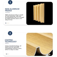 Paneles Decorativos de Pared de Aluminio Serie 6000, Resistentes al Fuego, Anticorrosivos, Ecológicos, Tamaños Personalizados para Decoración de Interiores