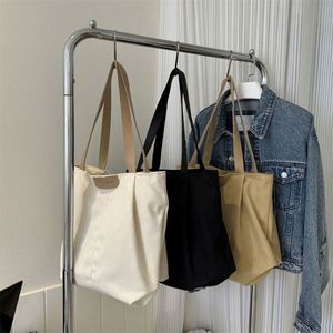 Customization Shopping Canvas Leather Tote Bags With Custom Printed Logo for Women Plain Tote Bags High Quality - Product Image 2