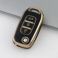 2024 Offre Spéciale Gold Edge TPU couverture de clé adaptée pour Renault Clio Espace 5 Master Bus Talisman Megane protecteur porte-sac accessoires
