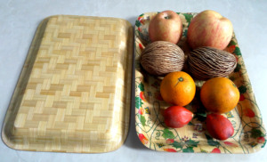 Tazón Cuadrado de Bambú Tejido Ecológico de 12*16 Pulgadas (30*40 cm), Color Natural, Estilo Novedoso, para Uso en el Hogar y Restaurantes - Product Image 4