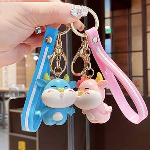 Kawaii Stitch 3d Pvc, sac à dos décor porte-clés monstre porte-clés dessin animé personnage d'anime porte-clés en caoutchouc/ - Product Image 3