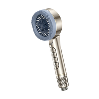 Pommeau de Douche Filtrant avec Fonction Massage Spa Salon, Purification 4 Fonctions, Filtre Puissant Pressurisé Portable, Personnalisable OEM
