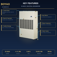 Dehumidifier Industri Tipe Kabinet 600L Baru, Daya Serap Tinggi, Efisiensi Tinggi 25KG/H, Pengering Udara, Penyerap Kelembapan