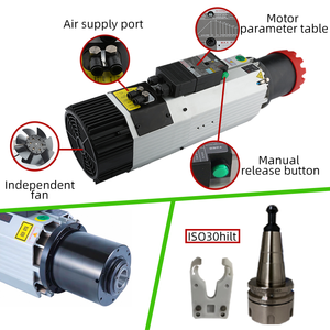 Moteur de broche CNC LY 9 kW à changement d'outil automatique ISO30, très demandé, pour machines-outils d'occasion, gravure, fraisage et rabotage - Product Image 1