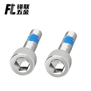 Tornillos hexagonales moleteados de acero inoxidable Fenglian 304 M2 M6 con adhesivo para equipo deportivo - Product Image 5