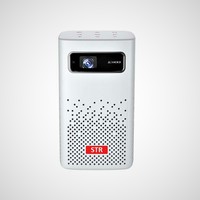 Proyector DLP Inteligente, Portátil para Exteriores, Proyector de Películas Inalámbrico, Android Pico, Videoproyector, Mini Proyector 4K para Teléfono Móvil