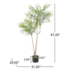 120CM FCJ artificiali Nandina piante artificiali per interni/esterni e verde
