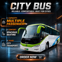 Bus électrique d'occasion Foton à toit haut, 51 places, automatique, à prix avantageux