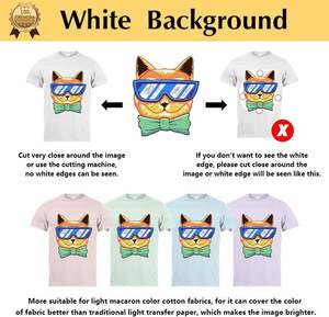<b>A4</b> Heat Transfer <b>Paper</b> for White T Shirts Light Fabrics Colour Laser Copier Transfer Printing Film Laminated Factory Supply - Product Image 2