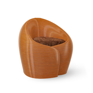 Fauteuil de luxe italien imprimé en 3D Lissa Design personnalisable Produit PLA avec fonction de pliage Fabriqué en Italie - Product Image 1