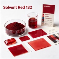 Rouge Solvant 132 Complexe Métallique avec Colorant Soluble dans les solvants pour Teintures de Bois, Encres d'Impression, Feuilles d'Aluminium et Cuir