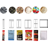 Machine d'emballage automatique verticale pour snacks gonflés à l'azote, popcorn, chips de pommes de terre, machine de remplissage et d'emballage pour snacks