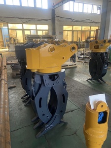 Máy xúc grapples thủy lực xoay lấy gỗ bản ghi Grabber <span class=keywords><strong>ROTARY</strong></span> đá đá vật lộn tập tin đính kèm cho 4t để 8t Máy xúc - Product Image 3