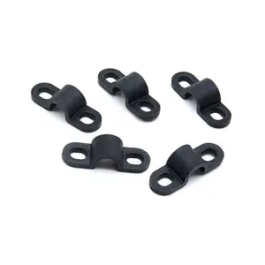 5-7mm Black cable holder clips 18mm cable clamps lighting strain relief cable clips
