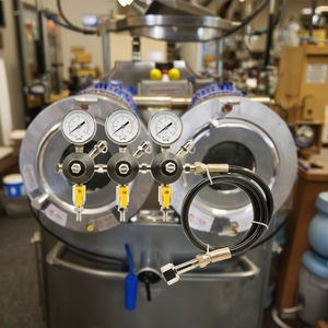 Regulador de cerveza <span class=keywords><strong>CO2</strong></span> de 4 vías de alta presión <span class=keywords><strong>digital</strong></span> portátil al por mayor regulador de presión primario de latón ajustable para cervezas - Product Image 3