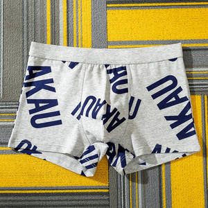 กางเกงบ็อกเซอร์ชาย RTS Custom Logo <span class=keywords><strong>เอว</strong></span>กลาง ผ้าฝ้ายถักพิมพ์ลาย ระบายอากาศ ป้องกันแบคทีเรีย ใช้แล้วทิ้ง เป็นมิตรกับสิ่งแวดล้อม พร้อมโลโก้ที่เอว - Product Image 4