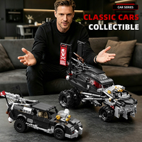 12GO 95005 Racer MOC Building Blocks Desert Battle Vehicle MOC Bricks Model DIY Construction Toy for Hobby Collectors Gift