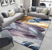 Tapis de salon au design moderne en gros - Tapis lavable antidérapant pour enfants, jeux, fêtes, camping et voiture