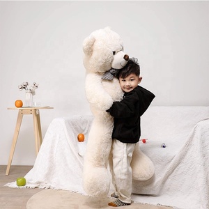 Wholesale Kids Cartoon Stuffed Animal Soft Plush White Teddy Bear - Product Image 4