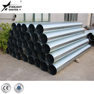 STARLIGHT CHUTES SC Tuyau en spirale en acier galvanisé <span class=keywords><strong>pour</strong></span> systèmes de retour d'air CVC commerciaux - Installation facile Personnalisable - Product Image 4