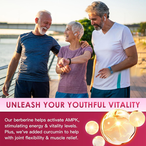 Fabricante Mayorista de Suplementos de Berberina HCl con Canela de Ceilán y Cromo para Apoyar la Salud Inmunológica, 120 Cápsulas de Berberina HCl - Product Image 3