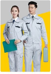 ロゴとカスタマイズ可能な女性の作業服と男性の工場労働者ユニフォーム - Product Image 5