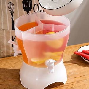 M Wholesale compartiment rond rotatif avec robinet pour usage domestique <span class=keywords><strong>seau</strong></span> de jus de boisson <span class=keywords><strong>d</strong></span>'été bouteille <span class=keywords><strong>d</strong></span>'<span class=keywords><strong>eau</strong></span> froide à trois têtes - Product Image 4