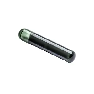 ICar cấp giấy chứng nhận iso11784/85 FDX-B vật nuôi cá động vật nhận dạng 1.4x8mm bioglass RFID Tag transponder vi mạch