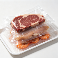 Plastiek zakjes verpakking nylon gelamineerde vacuümzakjes hoge barrière BPA-vrij voedselverpakking hitte verzegelde vacuümzakken aangepaste print ODM