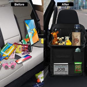 Bolsa de almacenamiento para vehículos Oxford 600D, bolsa colgante de almacenamiento multifuncional para asiento trasero, alfombrilla antipatadas, bolsa organizadora de mesa plegable - Product Image 5