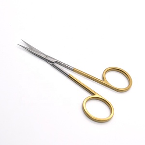 Mayo Supercut-tijeras Metzenbaum de acero inoxidable, instrumentos quirúrgicos con mango dorado recto, calidad alemana - Product Image 5