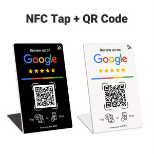 Personaliza Diversos Tipos de Letreros con Código <span class=keywords><strong>QR</strong></span>, Placas Acrílicas para Redes Sociales, NFC, Contactless, Reseñas de Google, Tarjetas de Visita de Facebook, Decoración Empresarial - Product Image 2