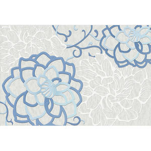 Alfombra de Entrada Rectangular de Lujo con Diseño Floral, de Fibra de Poliéster, Estilo Verano 2024 - Product Image 3