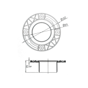 Accessoires <span class=keywords><strong>de</strong></span> toilettes, <span class=keywords><strong>bride</strong></span> <span class=keywords><strong>de</strong></span> cuvette en plastique, boulons d'installation en cire pour <span class=keywords><strong>sortie</strong></span> <span class=keywords><strong>de</strong></span> drainage <span class=keywords><strong>de</strong></span> 3'' et 4'', installation facile, design moderne, utilisation en salle <span class=keywords><strong>de</strong></span> bain - Product Image 2