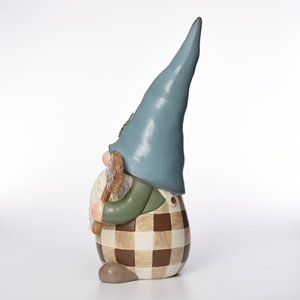 Gnomo in Resina per la Festa del Raccolto Autunnale, Tomte Svedese Fatto a Mano in Stile Scandinavo Nordico, <span class=keywords><strong>Nisse</strong></span> da Tavolo o Regalo - Product Image 4