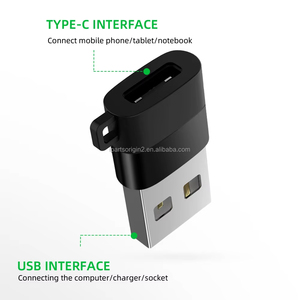 ตัวเชื่อมต่อสายชาร์จ OTG ตัวเมีย Type-C ไปยังอะแดปเตอร์ USB สำหรับ iPhone สาย PD dual C ตัวแปลงสายดาต้า - Product Image 3