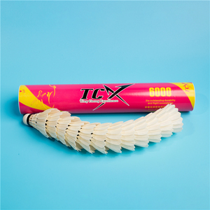 Volano da <span class=keywords><strong>Badminton</strong></span> in piuma d'oca durevole di alta qualità di marca TCX all'ingrosso popolare nelle filippine e in corea del sud - Product Image 4