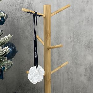 Estante para tazas de agua de bambú, forma redonda, no requiere perforación, soporte para tazas de cocina ecológico, estante de drenaje para juego de té - Product Image 2