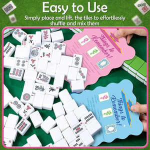 MeldVerse Mahjong Shuffler Cards Tiles-Professional Quality Acrylic Material 4-Piece Casino Gambling Durable Mixing Minimalist - Product Image 4