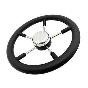 Fábrica al por mayor accesorios marinos Hardware barco 5 radios negro 13-7/8 "barco yate volante - Product Image 6