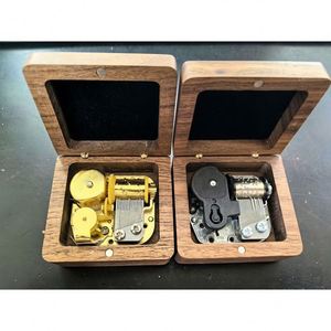 Wholesale Mini Wood Mechanism <b>Music</b> <b>Boxes</b> with Customizable LOGO for Gifts - Product Image 6