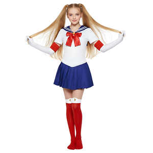 <span class=keywords><strong>Sailor</strong></span> <span class=keywords><strong>Moon</strong></span> Cosplay Costume 4e génération Echo personnage robes Polyester femmes scène Performance Costume - Product Image 1