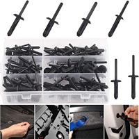 Lot de 150 attaches pour voiture de tailles variées, ensemble mixte, attaches en plastique durables