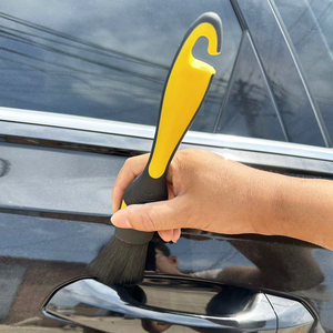 NIKO Nouveau Kit de brosses de détaillage automobile 3 pièces – Brosses douces pour le nettoyage intérieur de la voiture - Product Image 1