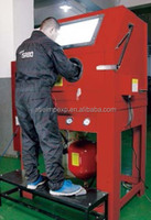 Grande machine de sablage haute pression avec moteur 230V/110V, capacité de 12L, facile à utiliser