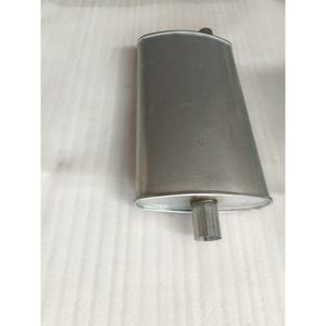 Silenciador de escape Universal, espejo de acero inoxidable pulido, 1,5mm de espesor, piezas de vehículo, Entrada central, salida lateral para CIVIC dodge - Product Image 2